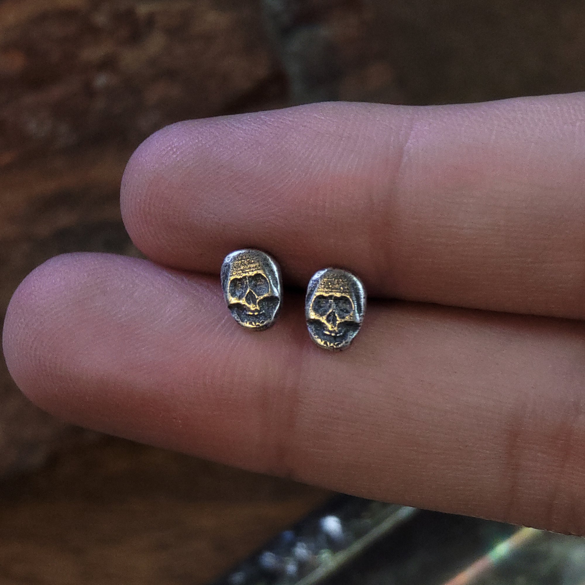 Bone Bauble Studs