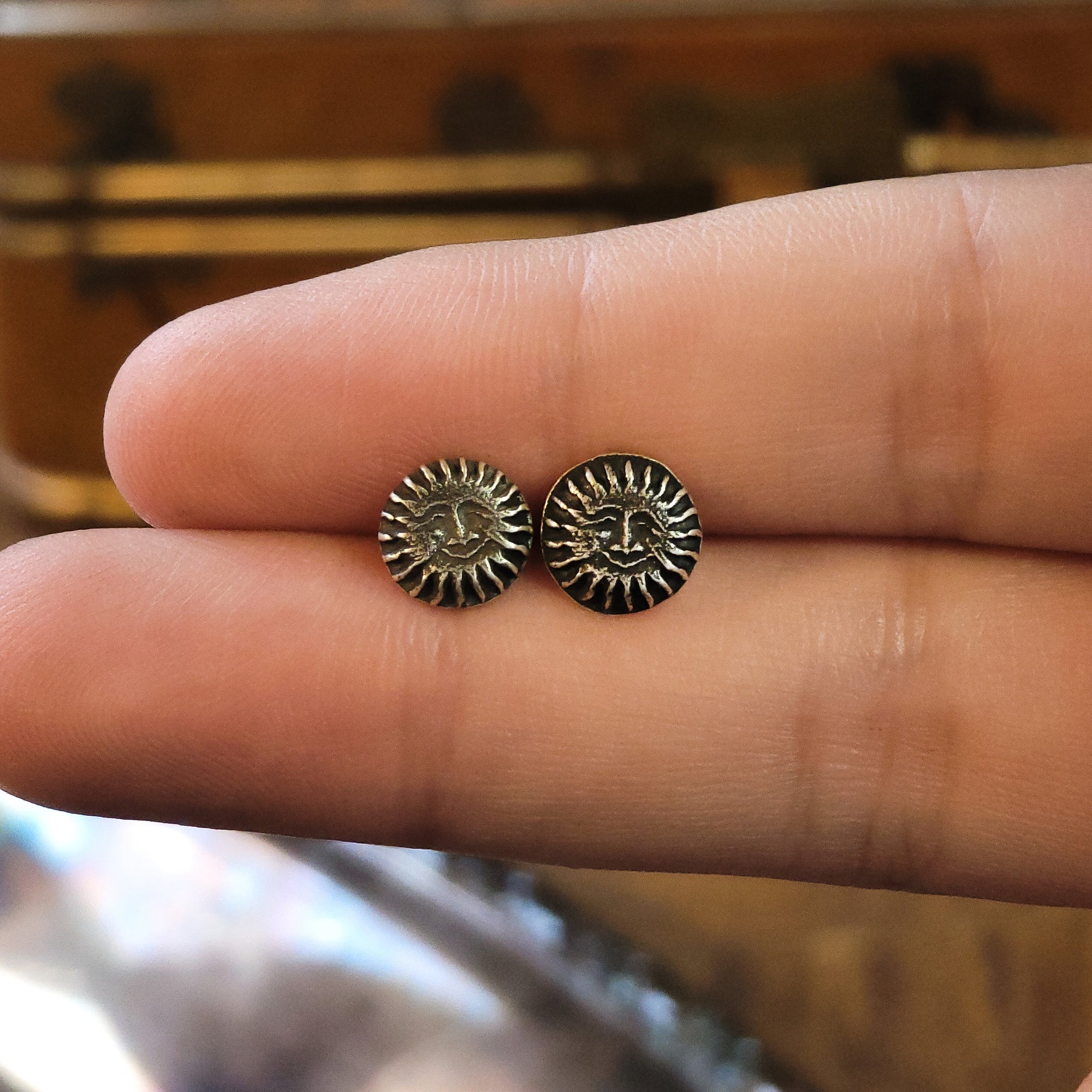 Beaming Sun Studs